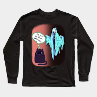 Haunted Kitty Long Sleeve T-Shirt